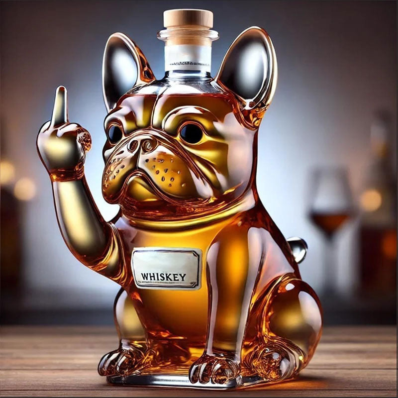 🥃Kreativ geformte Whiskyflasch