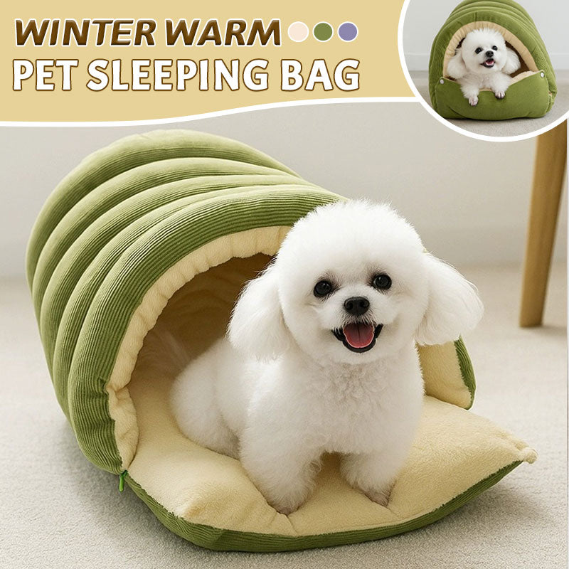 Winter warmer Schlafsack für Haustiere