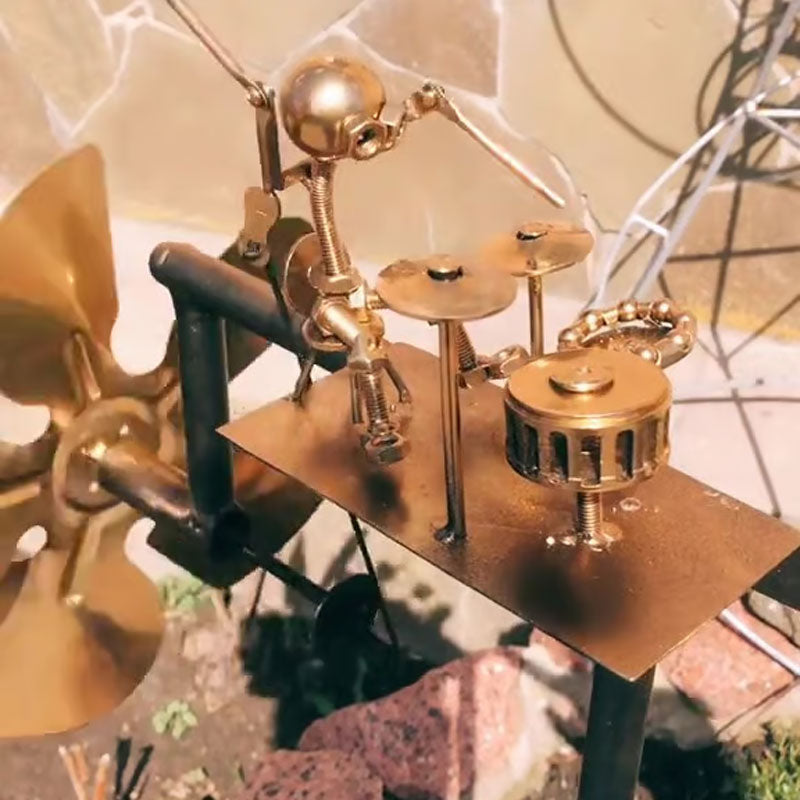 🔥Last day promotion 49% off🥁🎸Handmade metal windmill for rock bands✨