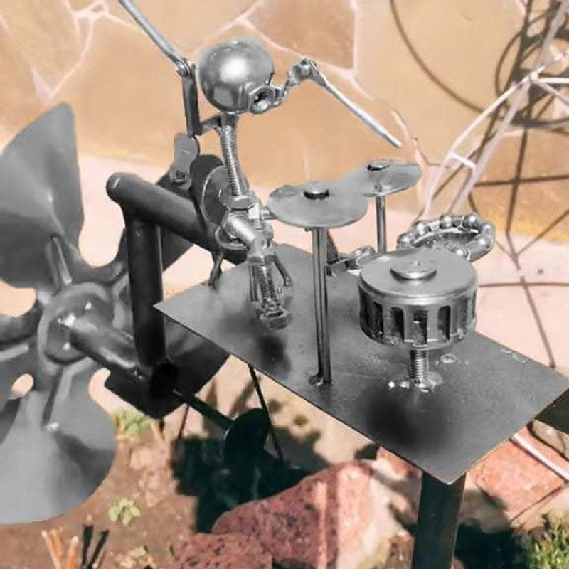 🔥Last day promotion 49% off🥁🎸Handmade metal windmill for rock bands✨