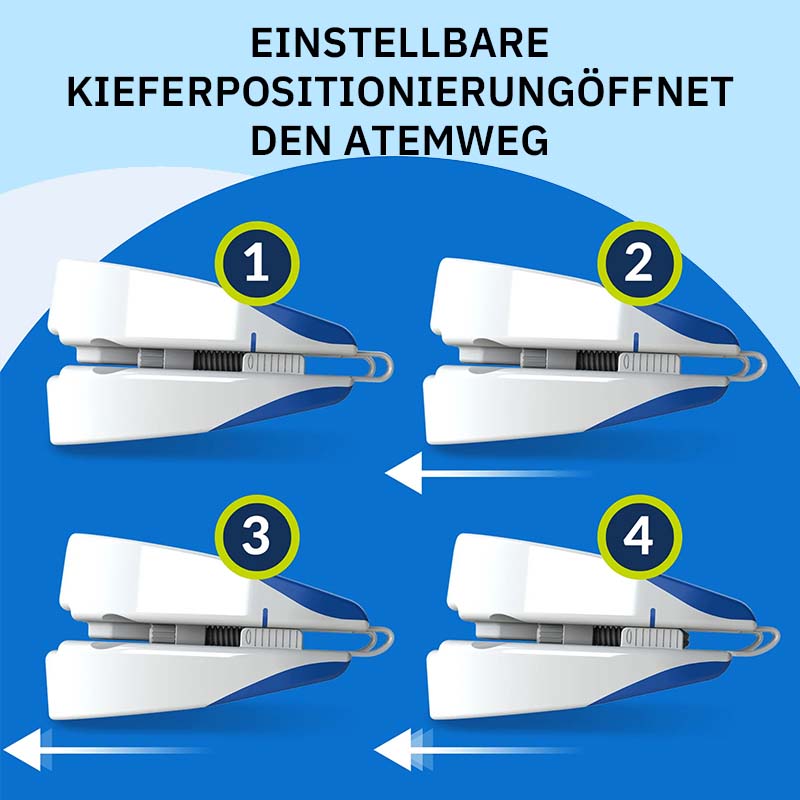 Einstellbare Silikon-Schnarchstopper, Nachtschutz vor Zähneknirschen