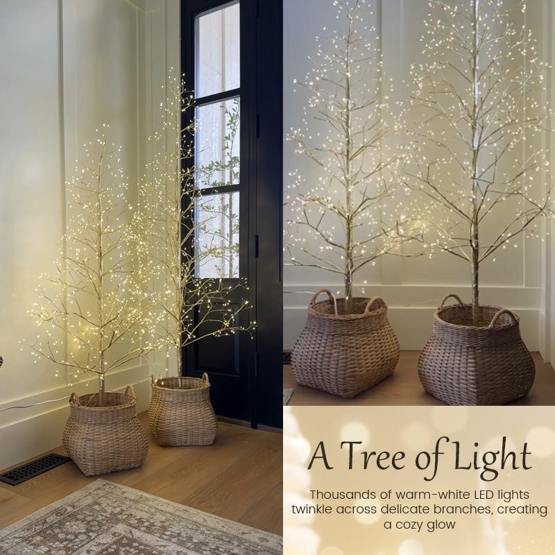 🎄✨LED-beleuchteter Weihnachtsbaum mit Zweigen