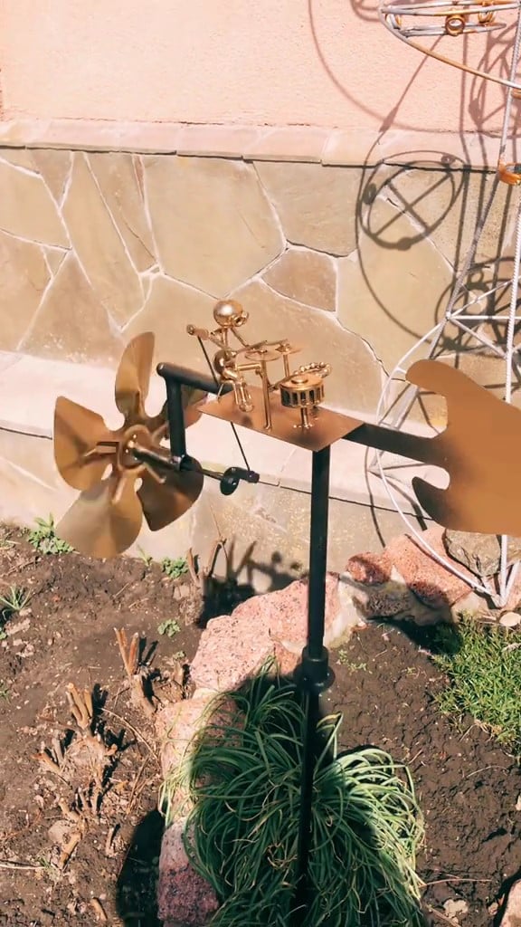 🔥Last day promotion 49% off🥁🎸Handmade metal windmill for rock bands✨
