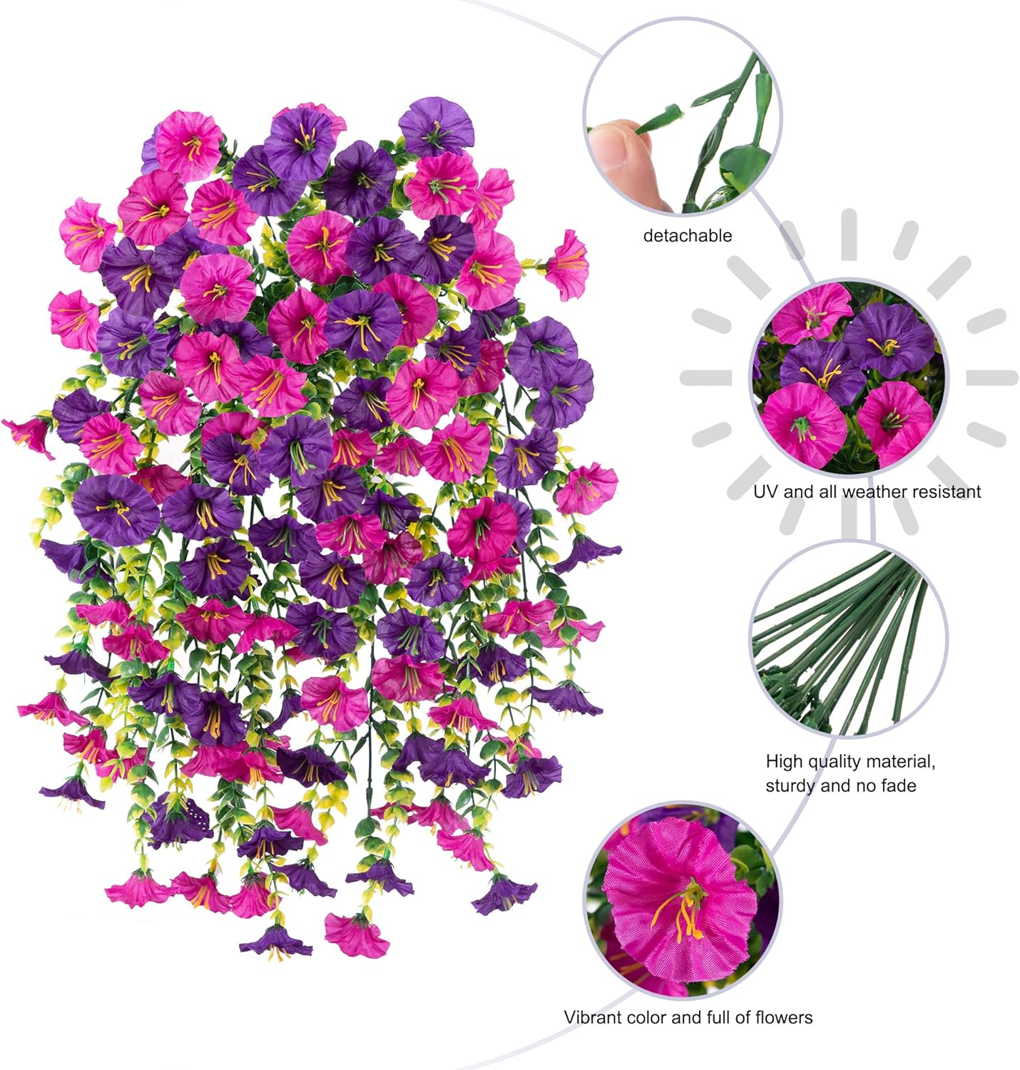 Perfekte Gartendekoration - 🌺 Simulation Eukalyptus Petunia Rebe