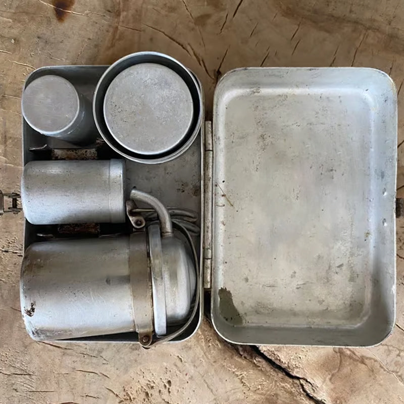 Extra SELTENES Sammlerstück Camping-Kaffee-Set