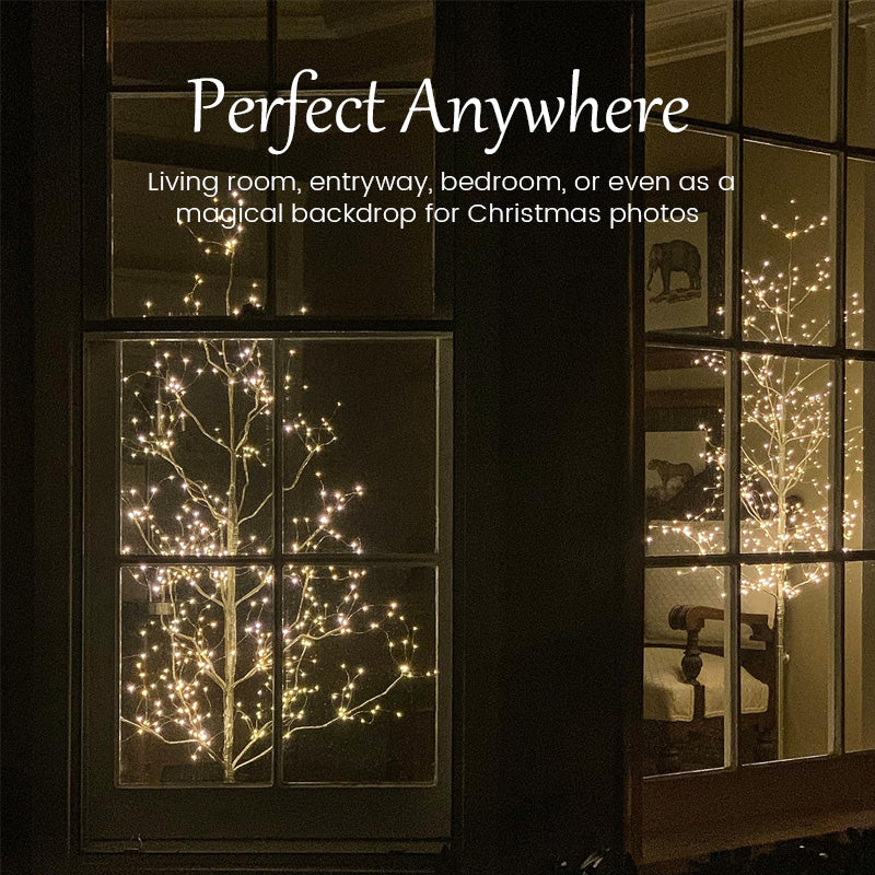 🎄✨LED-beleuchteter Weihnachtsbaum mit Zweigen