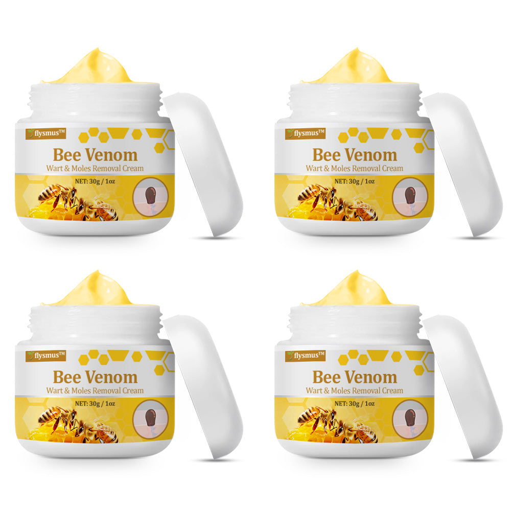 🐝 flysmus™ Starke Bienengiftcreme, zertifiziert von der Dänischen Dermatologischen Gesellschaft (DDS) - Hilft bei hartnäckigen Warzen, Hautwucherungen, Hautläsionen, Infektionen, Narbenbildung und gleicht Unebenheiten aus hud👨⚕️