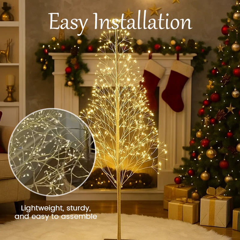 🎄✨LED-beleuchteter Weihnachtsbaum mit Zweigen
