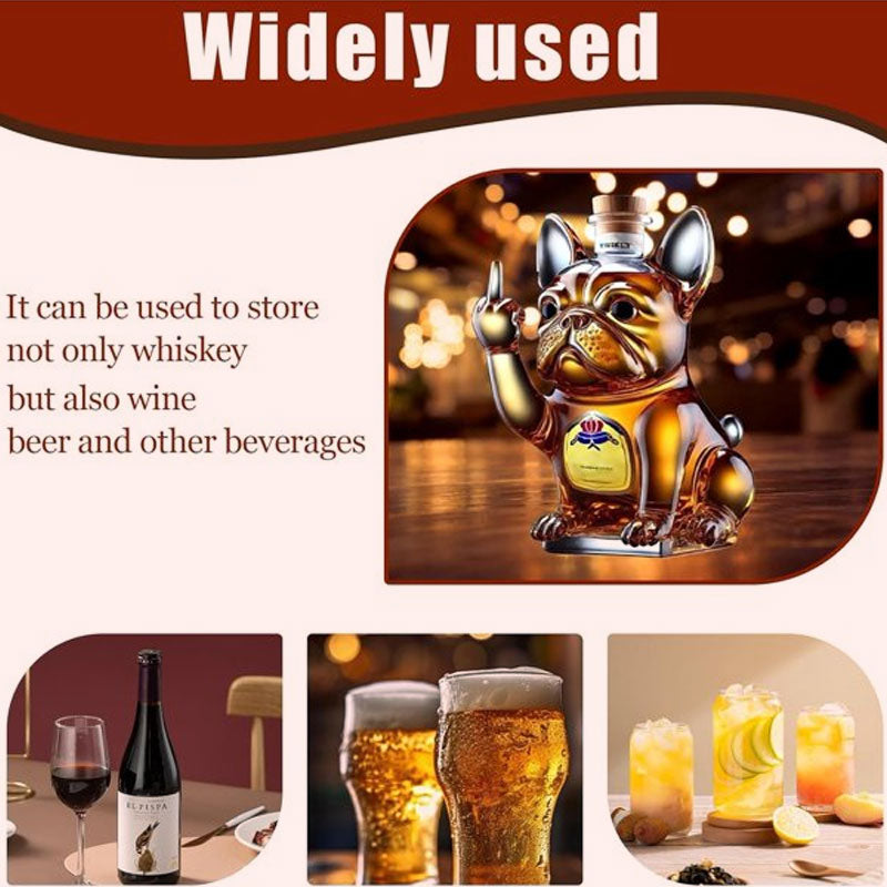 🥃Kreativ geformte Whiskyflasch
