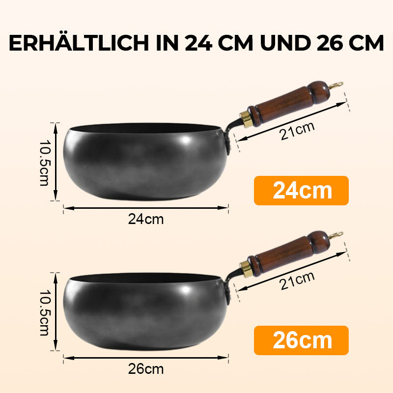 ✨LETZTER TAG VERKAUF 50% RABATT✨Unbeschichteter dicker Eisentopf