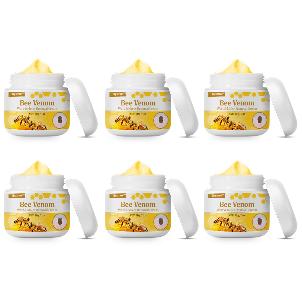 🐝 flysmus™ Starke Bienengiftcreme, zertifiziert von der Dänischen Dermatologischen Gesellschaft (DDS) - Hilft bei hartnäckigen Warzen, Hautwucherungen, Hautläsionen, Infektionen, Narbenbildung und gleicht Unebenheiten aus hud👨⚕️