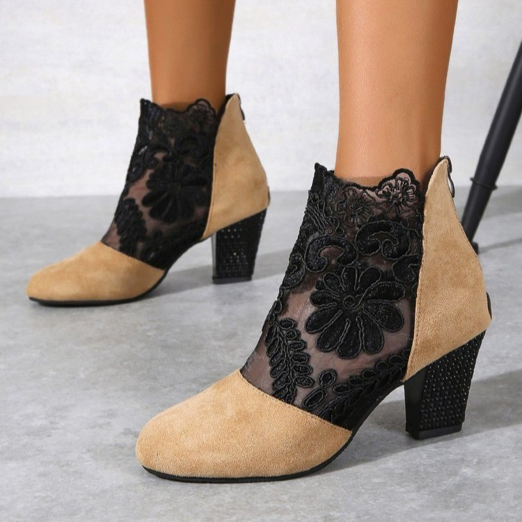 Damen High Heels mit eleganter Spitze für den Sommer/Women's high heels with elegant lace for summer