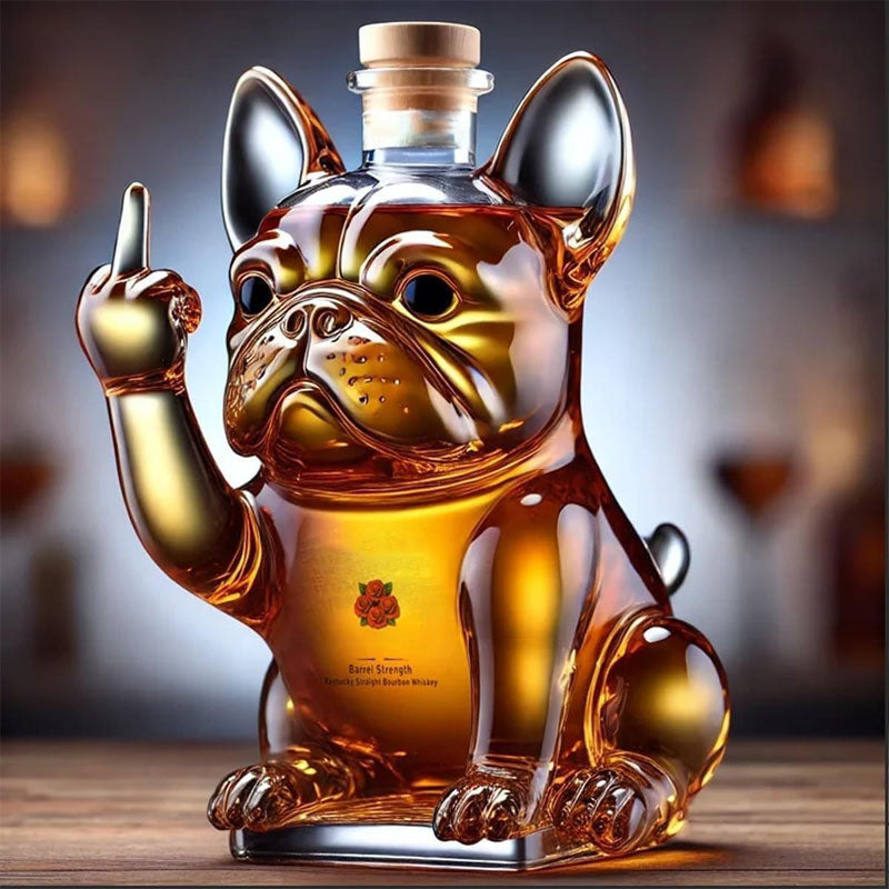 🥃Kreativ geformte Whiskyflasch