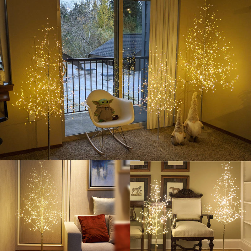 🎄✨LED-beleuchteter Weihnachtsbaum mit Zweigen