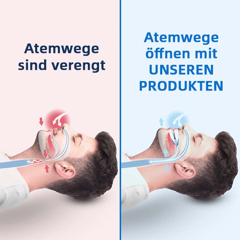 Einstellbare Silikon-Schnarchstopper, Nachtschutz vor Zähneknirschen