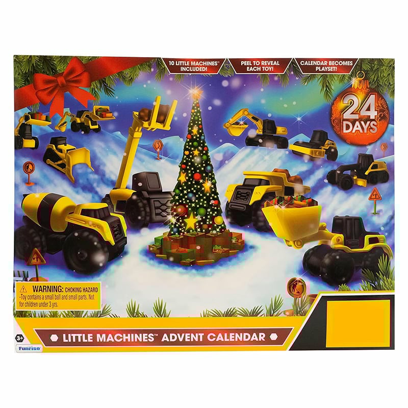 🎄24-tägiger Countdown-Kalender mit LKW auf dem Weg zu Weihnachten