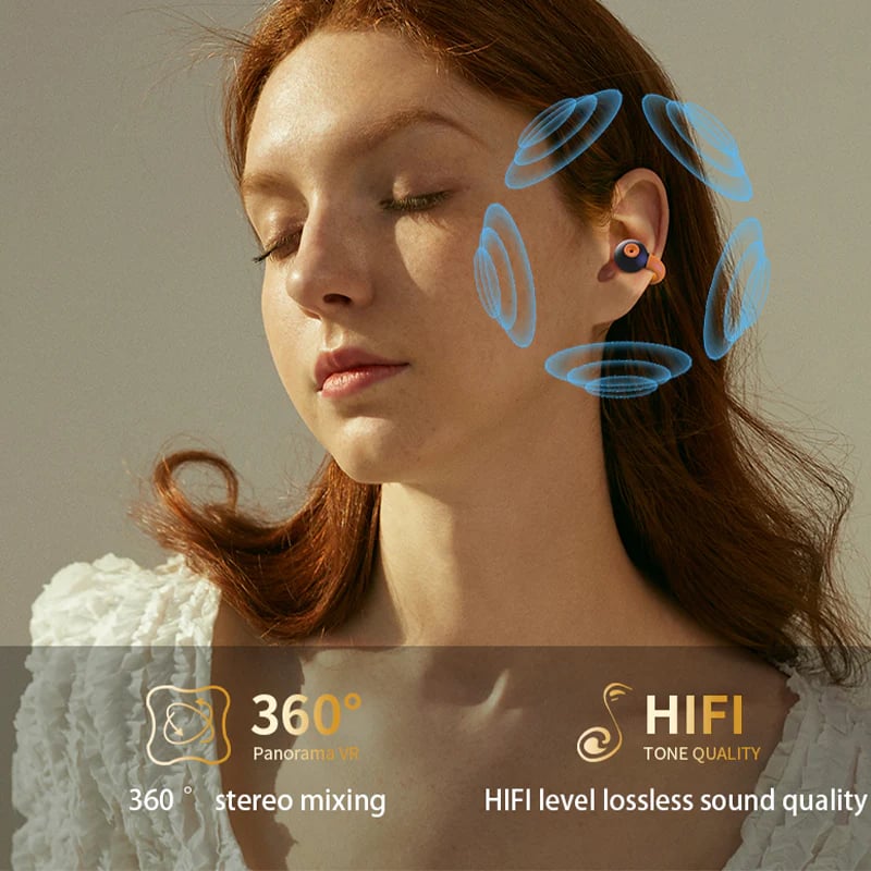 🥰 Bluetooth Ear Clip-On Headset mit Ai Translator mit Digitalanzeige 🎧 🎧