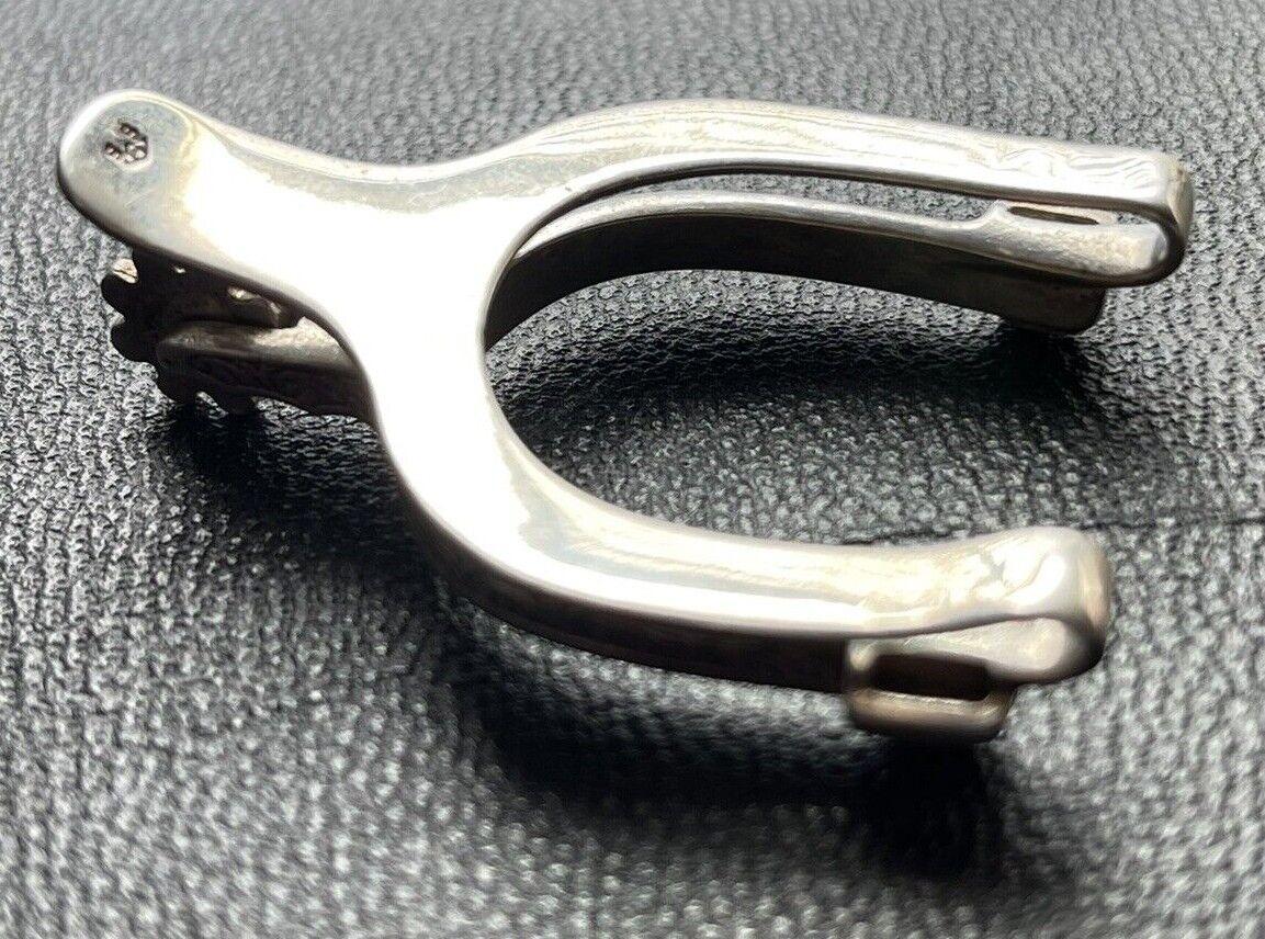 Vintage Western Spurs Sterling Silber Geldklammer