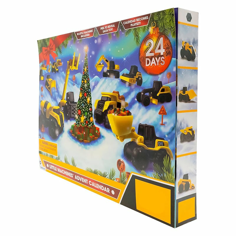 🎄24-tägiger Countdown-Kalender mit LKW auf dem Weg zu Weihnachten