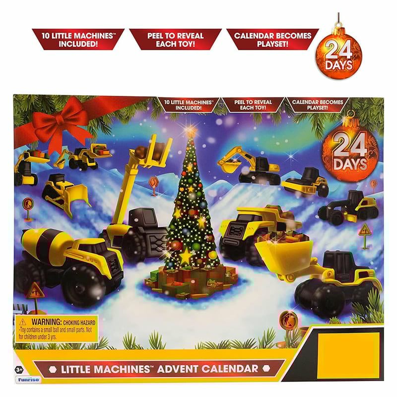 🎄24-tägiger Countdown-Kalender mit LKW auf dem Weg zu Weihnachten