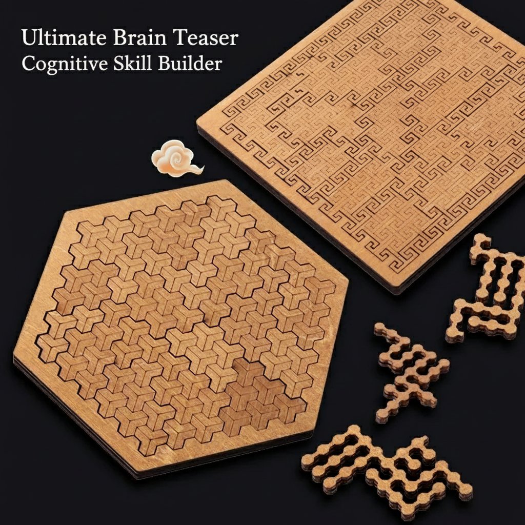 🔥LAST DAY 50% OFF -🧩Fraktale Tablett-Puzzles