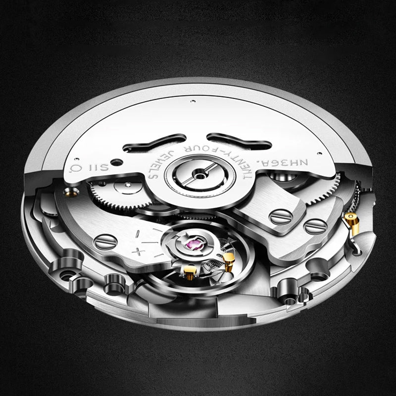 Ultradünne wasserdichte Quarzuhr mit doppelter Datumsanzeige