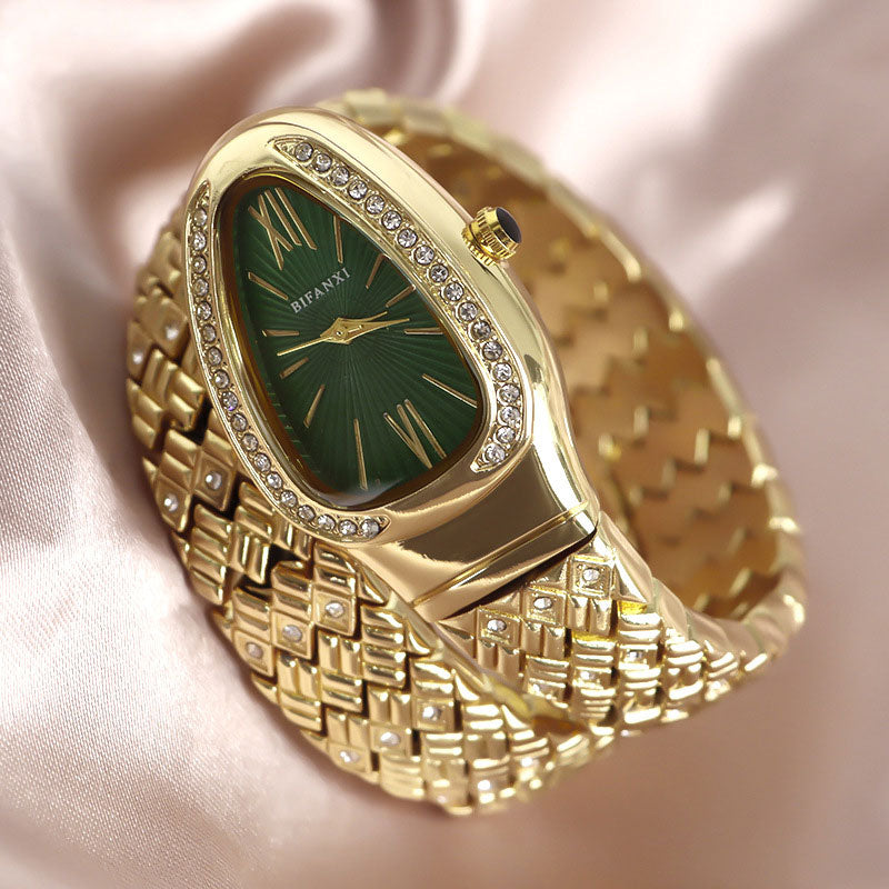 Schlangenförmige Uhr