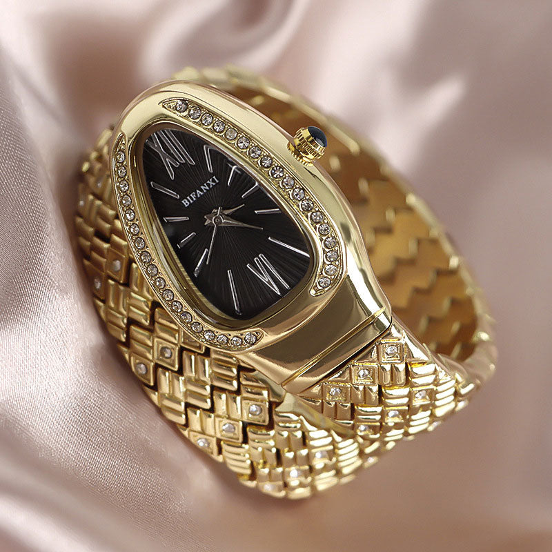Schlangenförmige Uhr