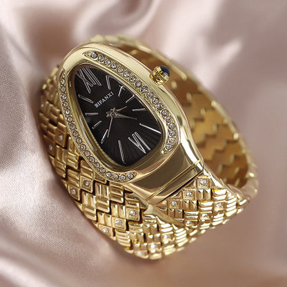 Schlangenförmige Uhr