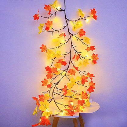 LED-Simulations-Rattanlicht