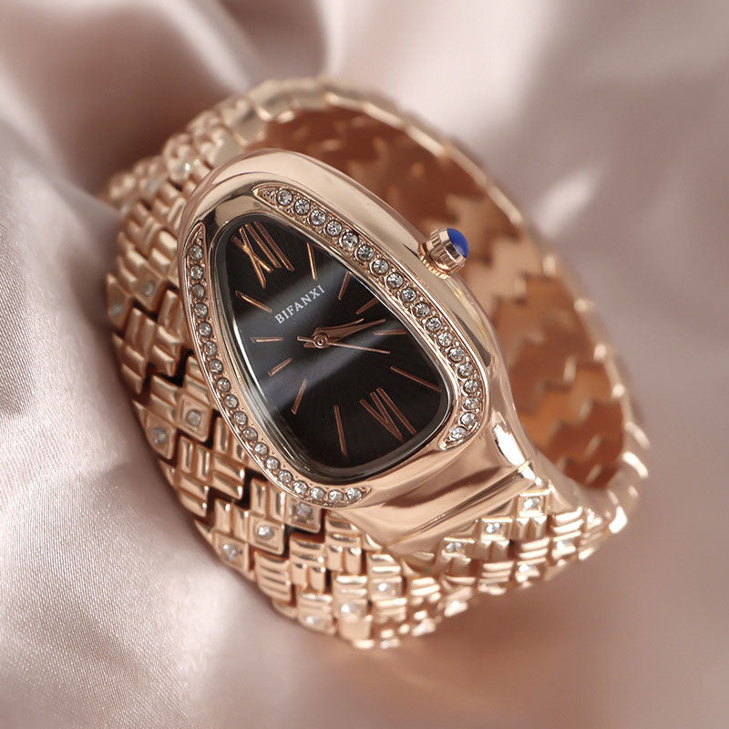 Schlangenförmige Uhr