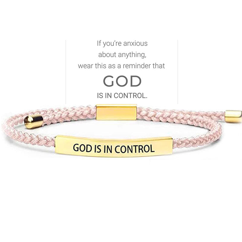 Armbånd i rustfritt stål med flettet design