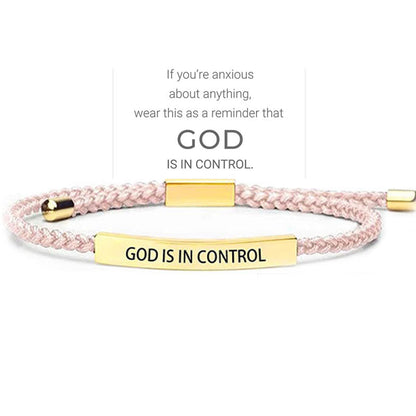 Armbånd i rustfritt stål med flettet design