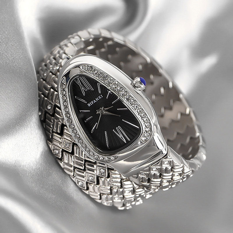 Schlangenförmige Uhr