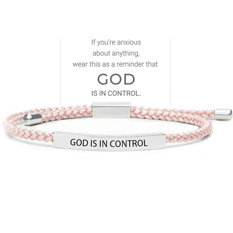 Armbånd i rustfritt stål med flettet design