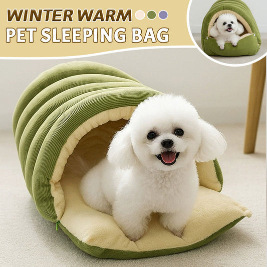 Winter warmer Schlafsack für Haustiere
