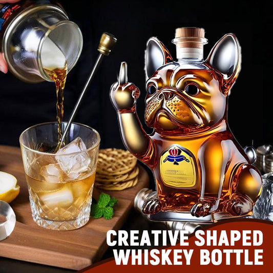 🥃Kreativ geformte Whiskyflasch