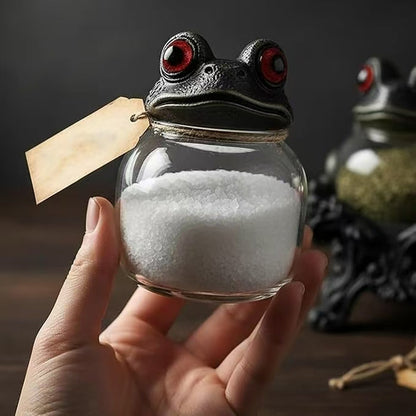 Handgefertigte Hexenfrosch-Gewürzdosen 🐸🧙