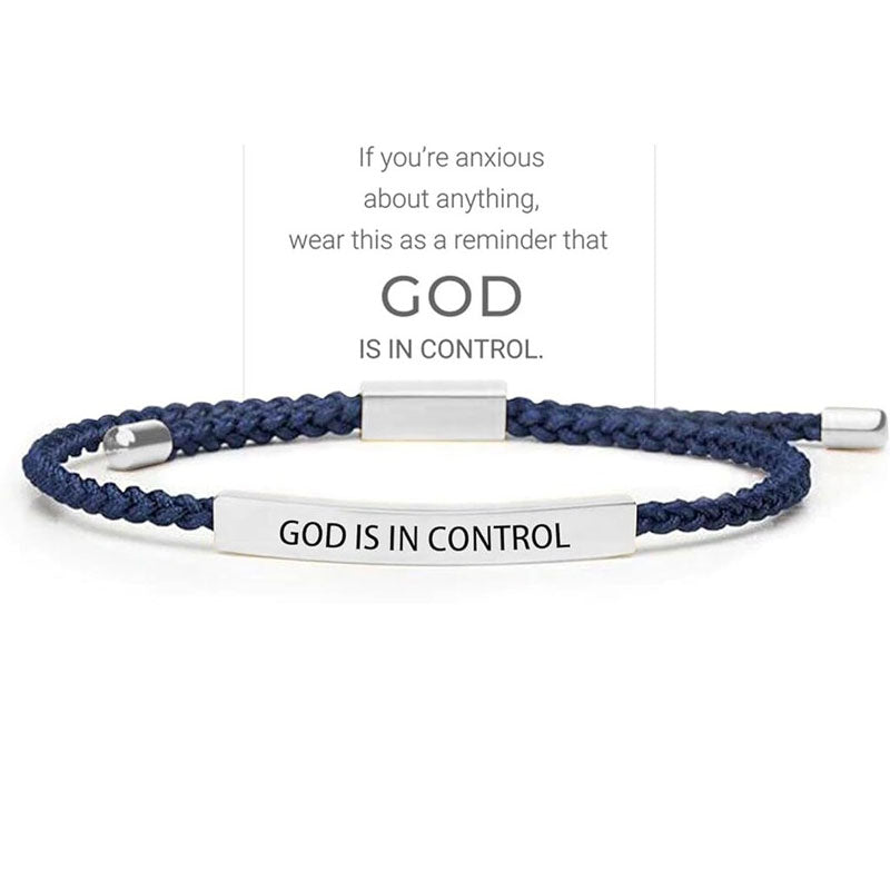 Armbånd i rustfritt stål med flettet design