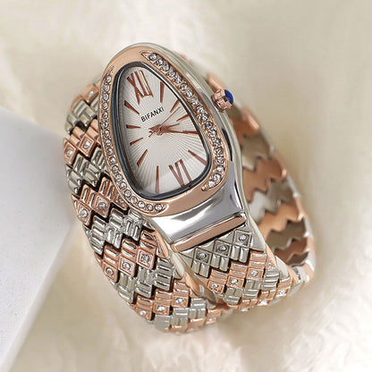 Schlangenförmige Uhr
