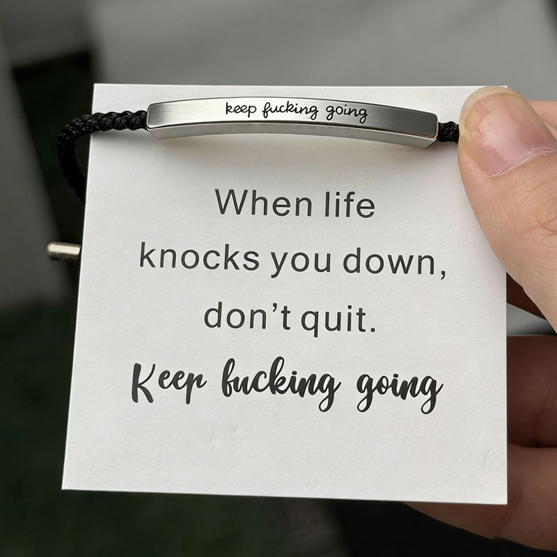 Armbånd i rustfritt stål med flettet design