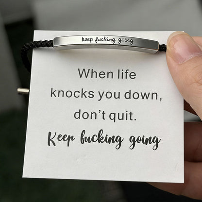 Armbånd i rustfritt stål med flettet design