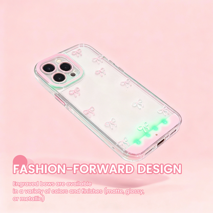 🎀 Leuchtende Schmetterlingsschleife Stoßfeste Handyhülle