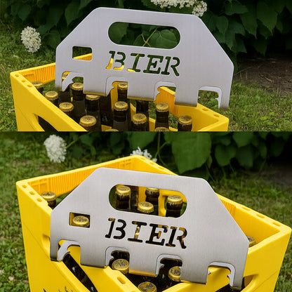 Der Quad-Bieröffner und -träge