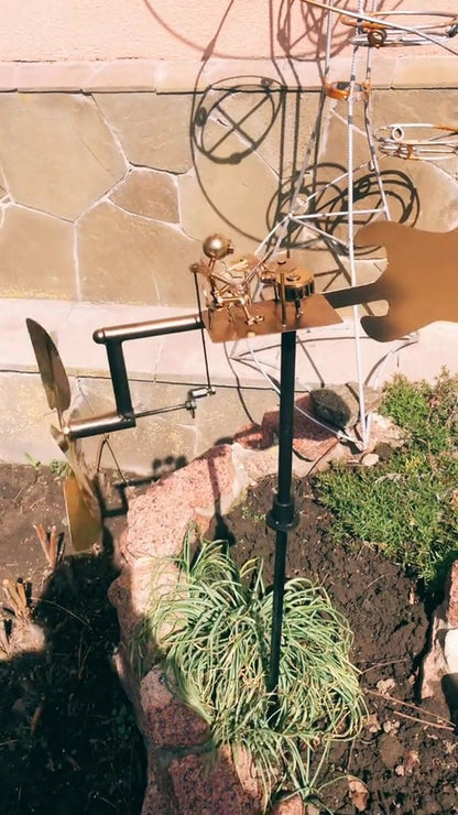 🔥Last day promotion 49% off🥁🎸Handmade metal windmill for rock bands✨