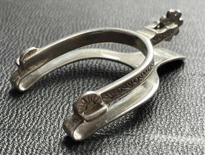 Vintage Western Spurs Sterling Silber Geldklammer