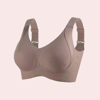 🎁Gerippter Push-up-BH für Damen mit verstellbaren Bügeln