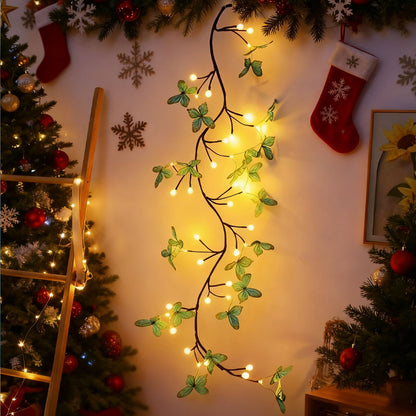 LED-Simulations-Rattanlicht