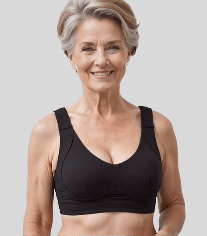 🎁Gerippter Push-up-BH für Damen mit verstellbaren Bügeln