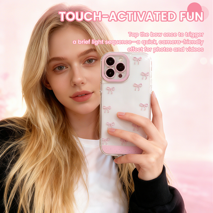 🎀 Leuchtende Schmetterlingsschleife Stoßfeste Handyhülle